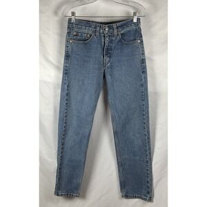 Levi's 505  Women's Size 29/30 Medium Wash 5 Pocket Blank Red Tag Preowned